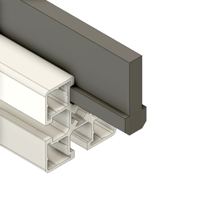 MODULAR SOLUTIONS SLIDE PROFILE&lt;br&gt;PROFILE GUIDE 40MM, 2M